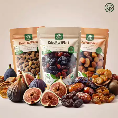 Family mix box containing variety of dried fruits including cashews almonds raisins and apricots in compartments